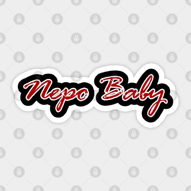 nepo baby retro Sticker by Mortensen